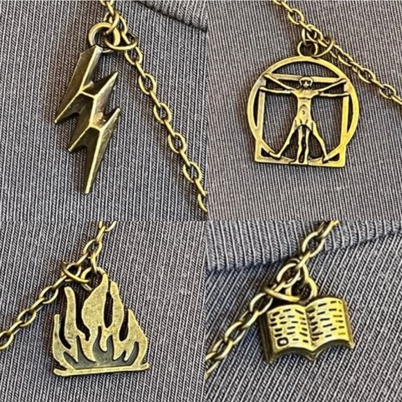 Victor Frankenstein Handmade Character Necklace, Wanderer Above the Sea of Fog - Picture 4 of 15